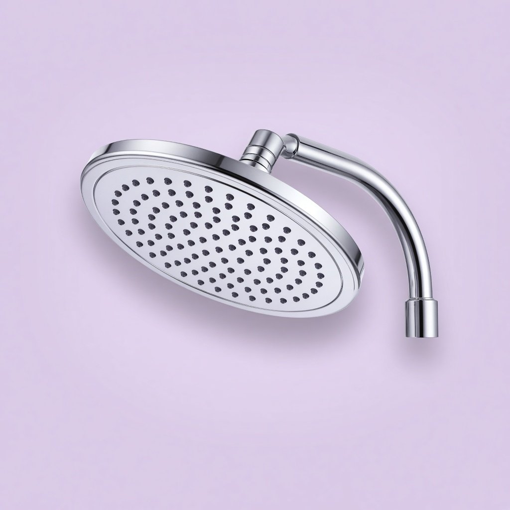 Chrome eco shower head